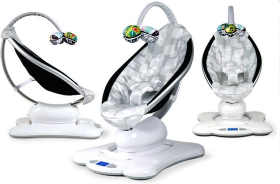 Электронные качели 4moms MamaRoo (серый плюш)