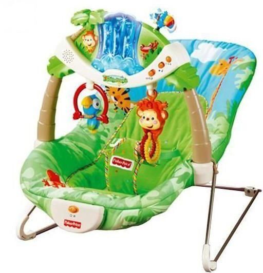 Шезлонг Fisher Price Тропический лес
