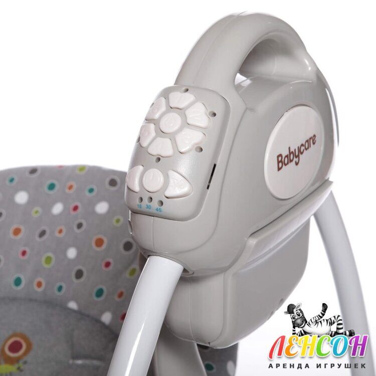 Электронные качели Baby Care с адаптером