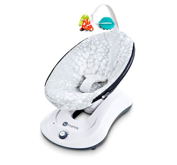 Электронные качели 4moms RockaRoo (серый плюш)