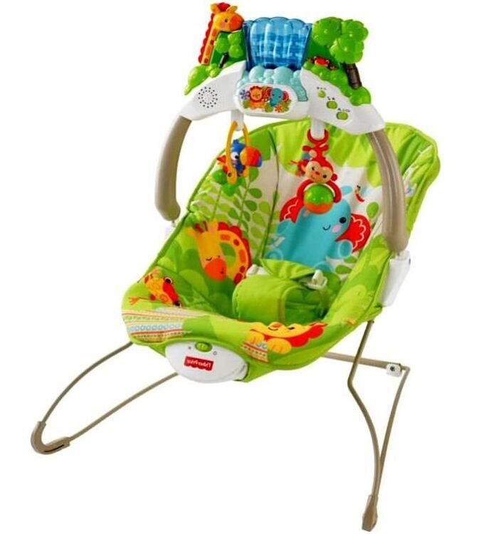 Шезлонг Fisher Price Тропический лес