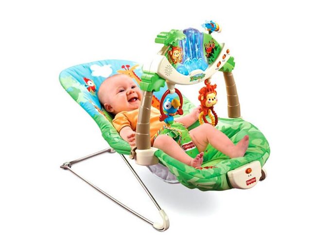 Шезлонг Fisher Price Тропический лес