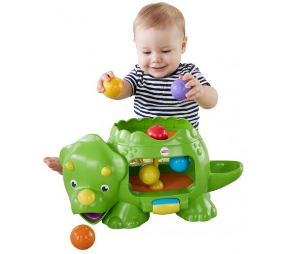 Динозавр Fisher Price с шариками