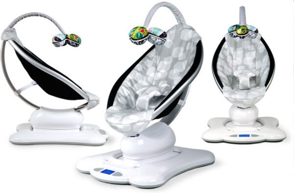 Электронные качели 4moms MamaRoo (серый плюш)