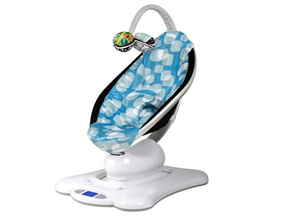 Электронные качели 4moms MamaRoo (голубой плюш)