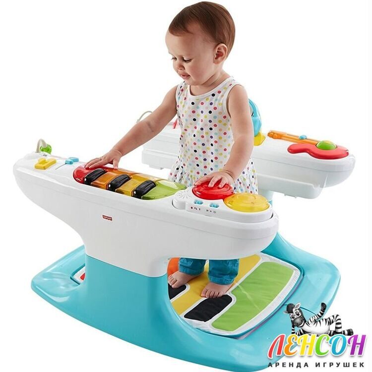 Игровой центр 4 в 1 Step 'n Play Piano от Fisher Price